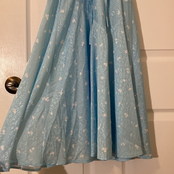 NWT Adoore Verona Dress Pool Blue Strappy Open Back Midi Dress Size 34 - US 4 - Picture 10 of 16